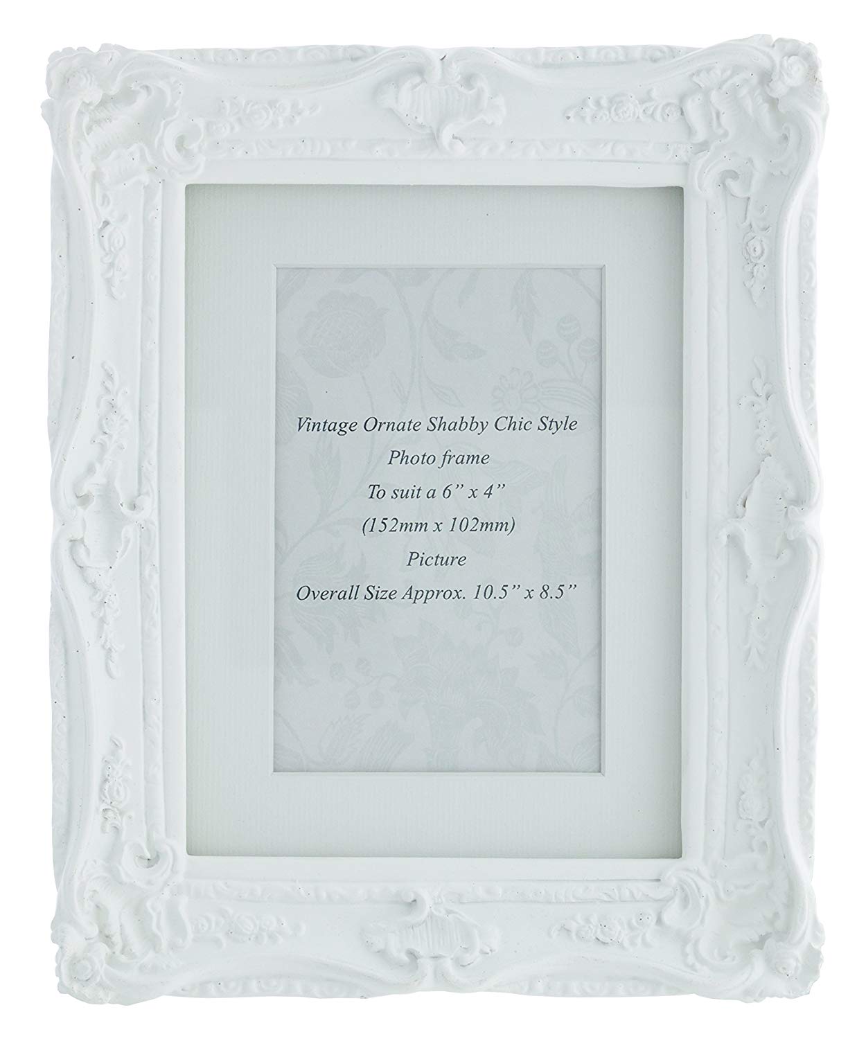 white 6x4 photo frame